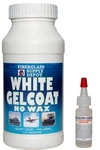 Fiberglass Supply Depot White Gelcoat Quart No Wax 15CC Hardener Mekp. Fixed Price $64.35.