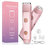 2 1 Bikini Trimmer For Women Dual Head Electric Shaver, IPX7 Waterpro. Fixed Price $36.63.