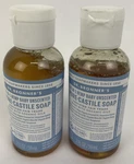 X Dr Bronner's Pure Castile Soap 2OZ Baby Mild Concentrated Organic Fair Trade. Fixed Price $8.99.