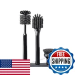 Curio Home Goods Ionic Brush Set Magnetized To Stand Upright Stainless Steel. Fixed Price $86.19.