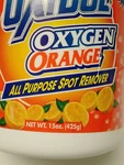 Oxydol Oxygen Orange All Purpose Spot Remover Each 15 Oz. Fixed Price $14.99.