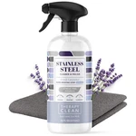 Plant Based Stainless Steel Cleaner And Microfiber Cloth Combo 16 Oz. Fixed Price $28.09.