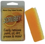 Scrubby Soap - Original Orange Natural Infused Tough Scrubber. Fixed Price $6.99.