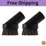 Pack 1.25" Round Dust Brush Horse Hair For Vacuum Cleaner Attachments. Fixed Price $9.95.
