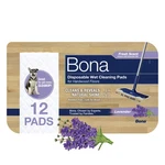 Disposable Wet Cleaning Pads Hardwood Floors Lavender Scent Bona. Fixed Price $20.00.
