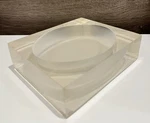 Very Rare!!! Vintage Clear Lucite/resin Soap Dish W/overflow Well 6 X 5. Fixed Price $89.99.
