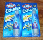 Clorox Bleach Pen Gel *new* X2 Laundry Kitchen Two Tips Fine Point Scrubber. Fixed Price $44.99.