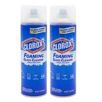 Clorox Foaming Glass Cleaner Aerosol, 16 Oz Twinpack All Purpose Window And.... Fixed Price $12.11.