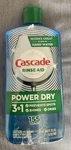 Power Dry Dishwasher Rinse Aid, 16 Fl OZ(J11). Fixed Price $12.99.