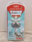 New Washroom Decor: Flower "shower Drainwig" 2-PACK (disposable Hair Catcher). Fixed Price $12.00.