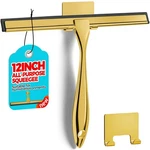 Alflod 12-INCH Golden All-purpose Shower Squeegee For Doors, Tile Sho.... Fixed Price $16.94.