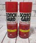 (2) Scotchgard 1995 Protector Fabric Upholstery 14 Oz Old Formula, Almost Full. Fixed Price $19.99.