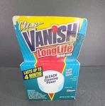 Clear Vanish Long Life Drop-ins Johnson Wax Bleach Toilet Cleaner 3.5 Oz Nos. Fixed Price $22.99.