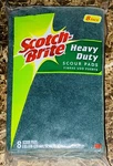 Scotch-brite 8 Pack Heavy Duty Large Pads Scouring For Kitchen New. Fixed Price $11.99.