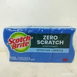 Lot Of Scotch-brite Zero Scratch 9PC Scrub Sponges (4.4IN X 2.6IN 0.7IN Ea). Fixed Price $6.84.
