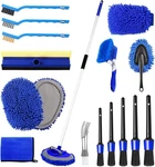 62'' Car Wash Brush Kit Mitt, Mop, Sponge & Long Handle, Scratch-free Cheni.... Fixed Price $35.00.