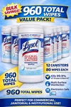 Lysol Disinfecting Wipes Crisp Linen 960 Total 12 Canisters 1920089346. Fixed Price $109.88.