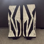 True Catalyst 7X3 White/black Hockey Goalie Leg Pads 30+2 Int Adjustable Straps. Fixed Price $250.00.