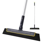 Yocada Floor Squeegee Broom Eva Foam Blade Aluminum Pole For Shower Bathroom .... Fixed Price $14.99.