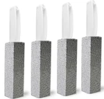 4 Pack Pumice Stone Toilet Brush Handle Scouring Stick Hard Water Stain Remover. Fixed Price $17.99.