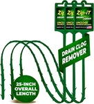 The Original Zip-it Hair Clog Remover 25-INCH Overall Length Drain Snake.... Fixed Price $21.76.
