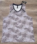 New Rhone Men's Size Xl Shark Gray Camo Goldfusion Ant-odor Swift Tank Top. Fixed Price $49.95.