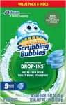 Scrubbing Bubbles Toilet Tablets, Continuous Clean Drop Ins 5 Count. Fixed Price $8.72.