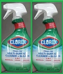 2PK Clorox Clean-up Original Scent Cleaner With Bleach 32OZ Removes Tough Stains. Fixed Price $23.99.