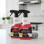 Weiman Cooktop Cleaner Pack 12OZ Streak Free Surface Safe With Towel. Fixed Price $39.97.