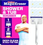 Mr. Clean Magic Eraser Shower & Tub Scrubber, 1 Device + 2 Refills, Lemon Scent. Fixed Price $17.99.