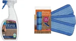 Bona Hardwood Floor Cleaner Spray With Microfiber Pad, 32 Oz, Pack. Fixed Price $34.96.