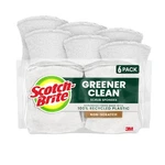 Scotch Brite Greener Clean Non Scratch Scrub Sponges 6 Pack Recycled Fiber. Fixed Price $12.29.