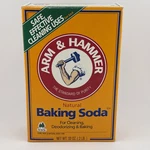 Vintage 1990 Arm & Hammer Two Pound Baking Soda Full Sealed Box Prop Display. Fixed Price $17.99.