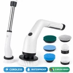 Cordless Electric Spin Scrubber Bathroom Cleaner Brush 8 Heads Power. Fixed Price $27.95.