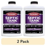 (2 Pack) Roebic K-37 Septic Treatment, 32 Fl Oz Bacteria Enzyme Clog Remover. Fixed Price $22.95.