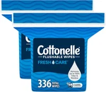 Cottonelle Fresh Care Flushable Wet Wipes, 2 Refill Packs, 336 Total. Fixed Price $18.95.