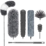 Delux Microfiber Feather DUSTER,7 Pcs Reusable Bendable Washable 7PC-GRAY. Fixed Price $32.88.