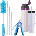 Xangnier 5 Pcs Water Bottle Cleaner Brush Set For Owala 24OZ/32OZ/40OZ Cup,multi. Fixed Price $12.20.