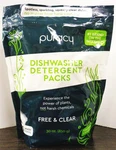 Puracy Dishwasher Detergent Packs 50CNT Free & Clear. Fixed Price $29.90.
