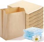 Waxed Kraft Sanitary Napkin Disposal Bags 7.5X10X3.5 Inch Feminine Hygiene Liner. Fixed Price $52.99.