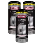 Weiman 12 Oz. 3-PACK Stainless Steel Cleaner Wipes. Fixed Price $18.78.
