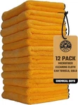 Chemical Guys - Professional Grade Microfiber Towels, Gold (16 X Inch). Fixed Price $37.99.