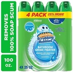 Scrubbing Bubbles 25OZ Foaming Bathroom Cleaner Rainshower Scent (4-PACK). Fixed Price $24.98.