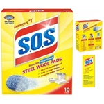 Sos Pads Steel Wool Soap Removes Tough Mess Eliminate SCUM10CT 1-PACK. Fixed Price $12.49.