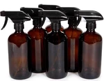 Vivaplex Large 16 Oz Empty Amber Glass Spray Bottles With Black Trigger Spr.... Fixed Price $35.83.