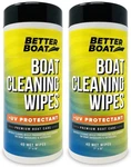2PK Boat Cleaner Wipes With Uv Protection, Marine Vinyl And Protectan.... Fixed Price $33.61.