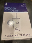 Simple Modern Cleaning Tablets Water Bottles, Tumblers, Coffee Mugs Ugly Box J. Fixed Price $14.70.