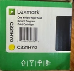 Lexmark High Yield Yellow Toner Cartridge C331HY0 For MC3326 Laser. Fixed Price $84.99.