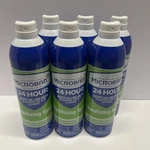 Microban 24 Hr Sanitizing Spray Disinfectant Home Work Citrus Scent 15OZ 6-PK. Fixed Price $19.99.