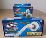 Clorox Deluxe Scrubtastic Power Scrubber 39" Reach + Replacement Heads 3PK New!. Fixed Price $38.00.